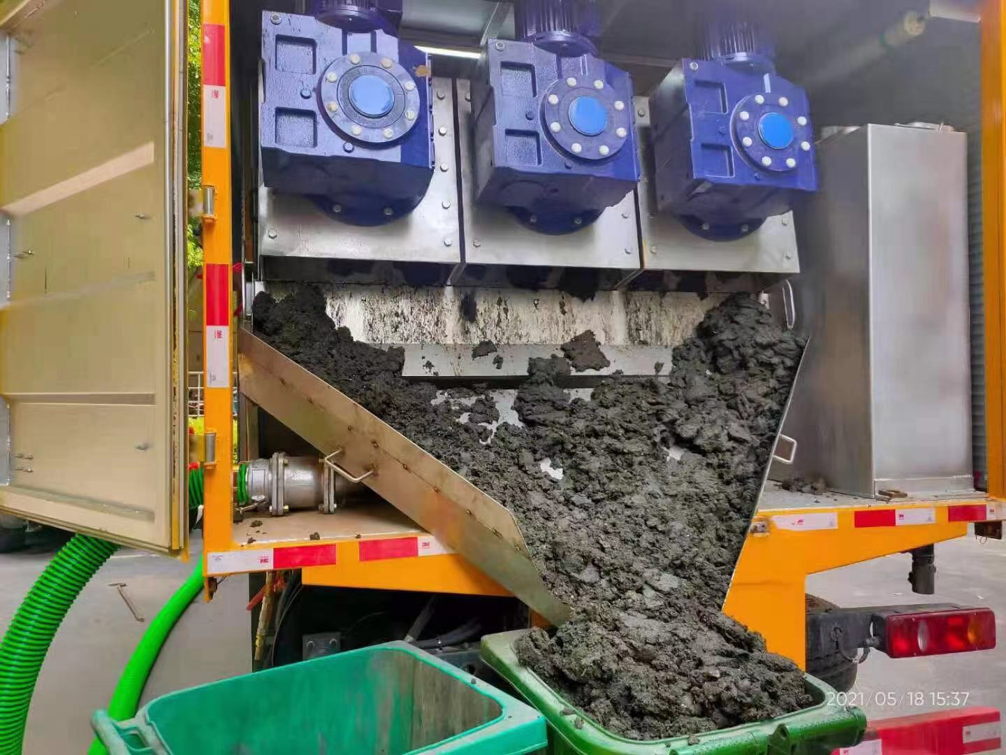 光坡镇化粪池清掏城市维护站-泥浆净化干湿分离处理